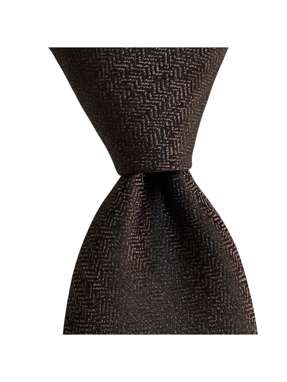 ALFANI Necktie Skinny 57 7/8" x 2 3/4" Designer Geometric Black/Gray NWT $55